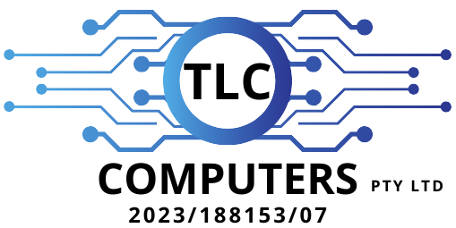 TLC Computers PTY LTD Logo Black